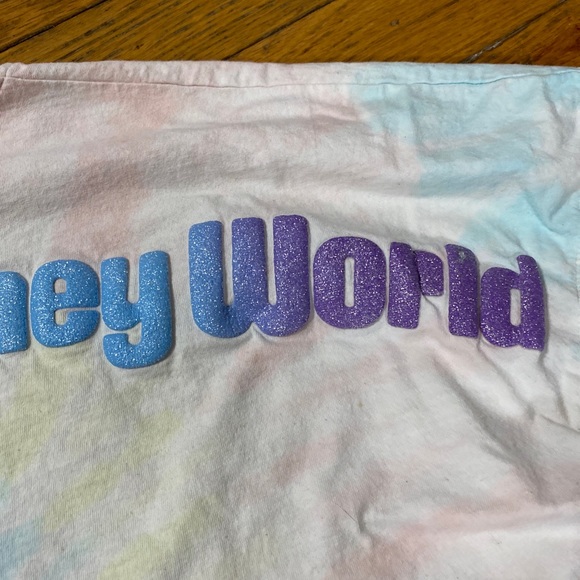 Disney Parks Walt Disney World Spirit Jersey Rainbow Tie Dye Size S - Picture 7 of 7